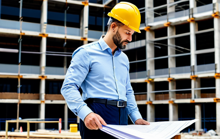 보안 취약점 발견 후 대처 방안 - **

A professional architect, fully clothed in appropriate attire (business casual: collared shirt, ...