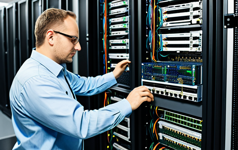 컨테이너 보안 관리 방안 제안 - Vulnerability Scan**

"A cybersecurity professional in a modern office setting, analyzing a containe...